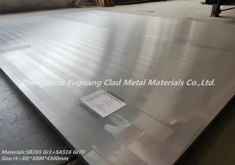 Large Area Titanium/Steel Clad Tubesheet